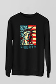 ABD Siyah Unisex Sweatshirt