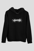 Aborted Siyah Unisex Kapüşonlu Sweatshirt