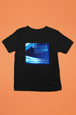 Above and Beyond Baskılı Siyah Unisex Çocuk Tişört