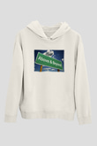 Above and Beyond Beyaz Unisex Kapşonlu Sweatshirt