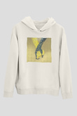 Above and Beyond Beyaz Unisex Kapüşonlu Sweatshirt