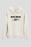 Above and Beyond Beyaz Unisex Kapüşonlu Sweatshirt