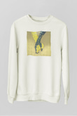 Above and Beyond Beyaz Unisex Sweatshirt