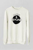 Above and Beyond Beyaz Unisex Sweatshirt