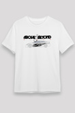 Above and Beyond Beyaz Unisex Tişört T-Shirt - TişörtFabrikası