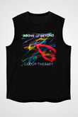 Above and Beyond Siyah Unisex Kolsuz Tişört