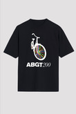 Above and Beyond Siyah Unisex Oversize Tişört T-Shirt