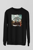 Above and Beyond Siyah Unisex Sweatshirt