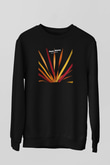 Above and Beyond Siyah Unisex Sweatshirt