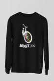 Above and Beyond Siyah Unisex Sweatshirt