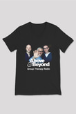 Above and Beyond Siyah Unisex V Yaka Tişört