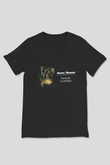 Above and Beyond Siyah Unisex V Yaka Tişört