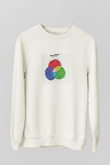 Above and BeyondBaskılı Beyaz Sweatshirt