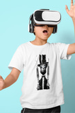 Abraham Lincoln Beyaz Unisex Çocuk Tişört