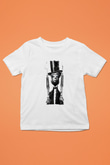 Abraham Lincoln Beyaz Unisex Çocuk Tişört