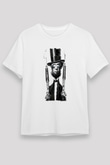 Abraham Lincoln Beyaz Unisex Tişört T-Shirt - TişörtFabrikası