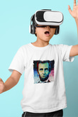 Abraham Lincoln Unisex Baskılı Beyaz Çocuk Tişört