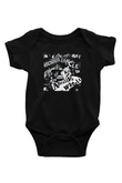 Abrasive Wheels Baskılı Unisex Siyah Bebek Body - Zıbın
