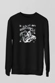 Abrasive Wheels Baskılı Unisex Siyah Sweatshirt