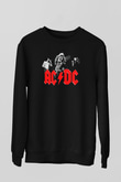 AC DC Angus Young Siyah Unisex Sweatshirt
