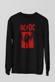 AC DC Angus Young Siyah Unisex Sweatshirt