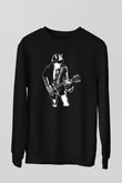 AC DC Angus Young Siyah Unisex Sweatshirt