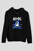AC DC Ballbreaker Siyah Unisex Kapüşonlu Sweatshirt