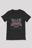 AC DC Black Ice Siyah Unisex V Yaka Tişört T-Shirt