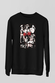 AC DC Brian Johnson Angus Young Siyah Unisex Sweatshirt