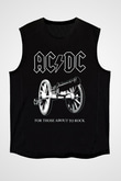 AC DC For Those About To Rock Siyah Unisex Kolsuz Tişört