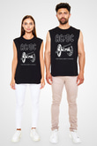 AC DC For Those About To Rock Siyah Unisex Kolsuz Tişört