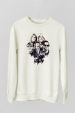 AC DC Group Beyaz Unisex Sweatshirt