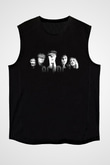 AC DC Group Siyah Unisex Kolsuz Tişört