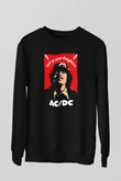 AC DC Lock Up Your Daughters Siyah Unisex Sweatshirt