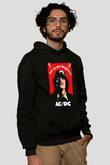 AC DC Lock Up Your Daughters Siyah Unisex Hoodie