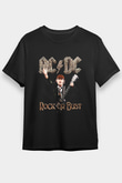 AC DC Rock Or Bust Siyah Unisex Tişört T-Shirt - TişörtFabrikası