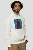 Acacia Strain Baskılı Unisex Beyaz Hoodie