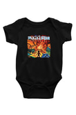 Acacia Strain Baskılı Unisex Siyah Bebek Body - Zıbın