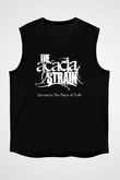 Acacia Strain Baskılı Unisex Siyah Kolsuz Tişört