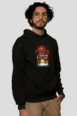 Accept Baskılı Unisex Siyah Hoodie