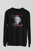 Accept Siyah Unisex Sweatshirt