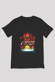 Accept Siyah Unisex V Yaka Tişört T-Shirt
