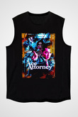 Ace Attorney Siyah Unisex Kolsuz Tişört