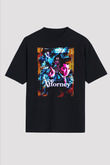 Ace Attorney Siyah Unisex Tişört T-Shirt