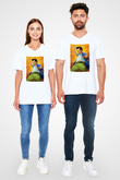 Ace Ventura Beyaz Unisex  V Yaka Tişört