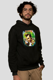 Ace Ventura Siyah Unisex Kapüşonlu Sweatshirt