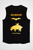 Ace Ventura Siyah Unisex  Kolsuz Tişört