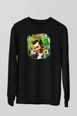 Ace Ventura Siyah Unisex Sweatshirt