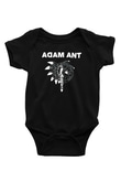 Adam Ant Baskılı Siyah Bebek Body - Zıbın