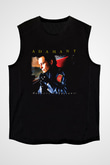 Adam Ant Baskılı Unisex Siyah Kolsuz Tişört